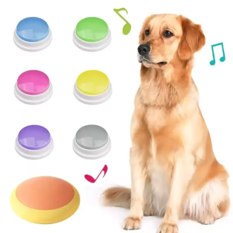 Dog Buttons Pet Voice Recording Button Dog Answering Button Cat Talking Button Dog Speaking Accessories 2