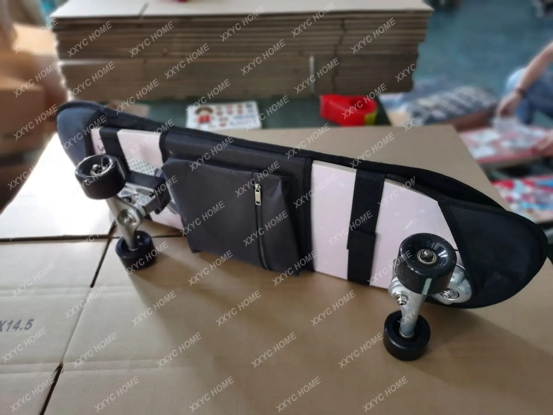 Skate Bag Land Surfboard Double Rocker Electric Board Road Land Punching Board Backpack Two Shoulders Cross-Body Skateboard Bag