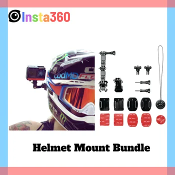 Pacchetto di montaggio per casco Insta360 per Action Camera X3/ONE X2/R/RS accessori sportivi originali