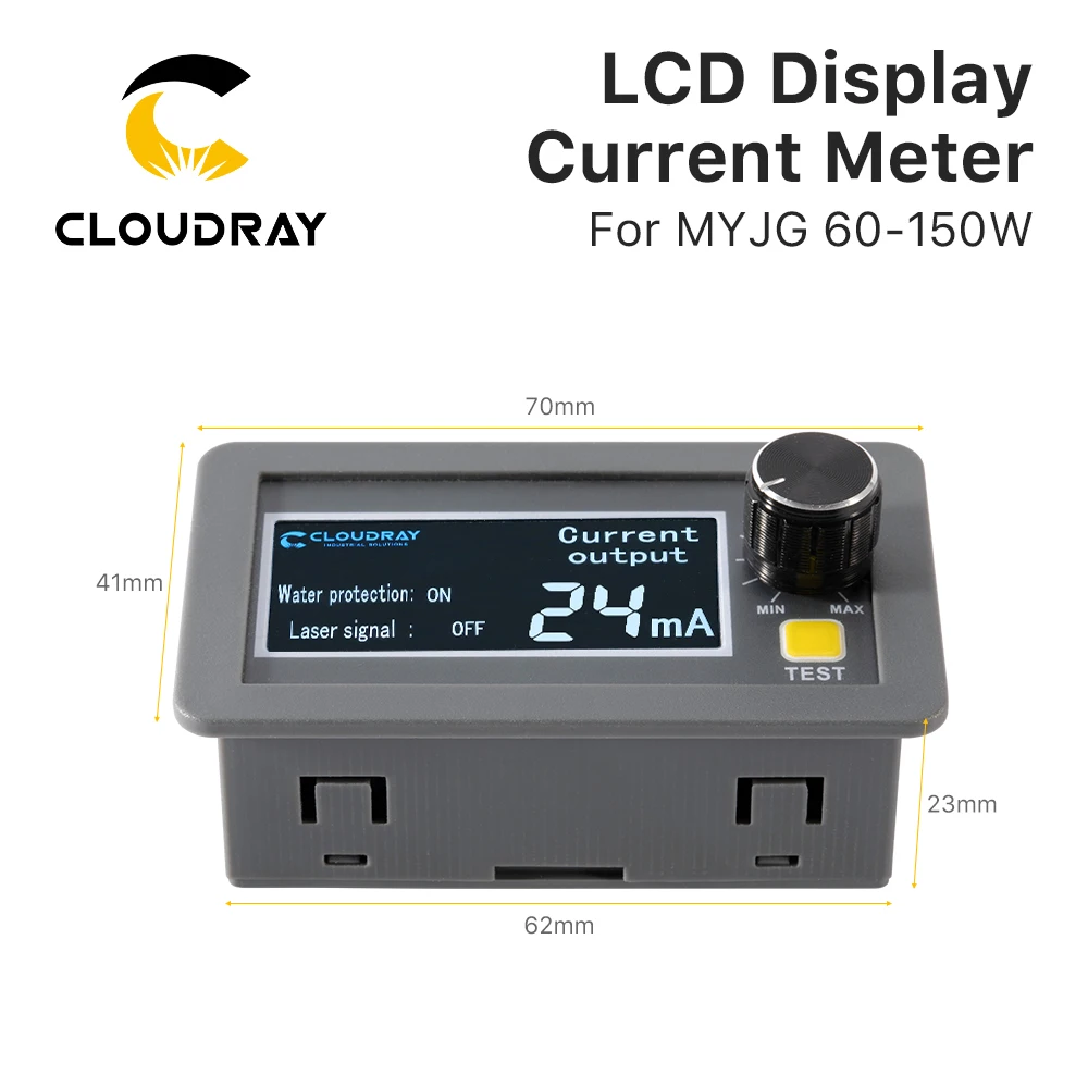 Cloudray LCD Display CO2 Current Meter External Screen for MYJG Series 60W&150W CO2 Laser Power Supply