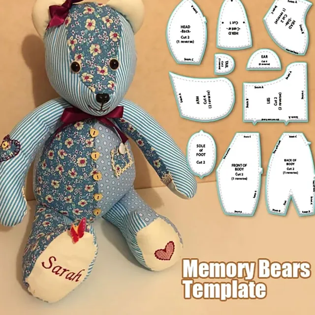 30-pcs-memory-bear-template-ruler-set-memory-bear-sewing-patterns-template-for-beginner-sewing-aliexpress