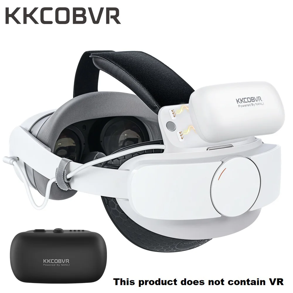 KKCOBVR P4 ピコ 4 バッテリーエリートストラップ 10000mAh 磁気吸収