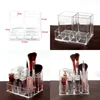 Transparent Acrylic Makeup Organizer Cosmetic Brush Storage Box for Eyebrow Pencil Lipstick Nail Polish Plastic Beauty Egg Case 4