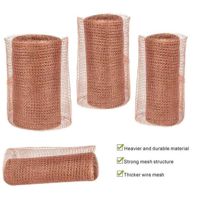 Anti-Pest Copper Mesh Anti-snail Copper Wire Net Signal Shielding Net Rodent Copper Wire Net Wire Protceted Plant Garden Supplie 3