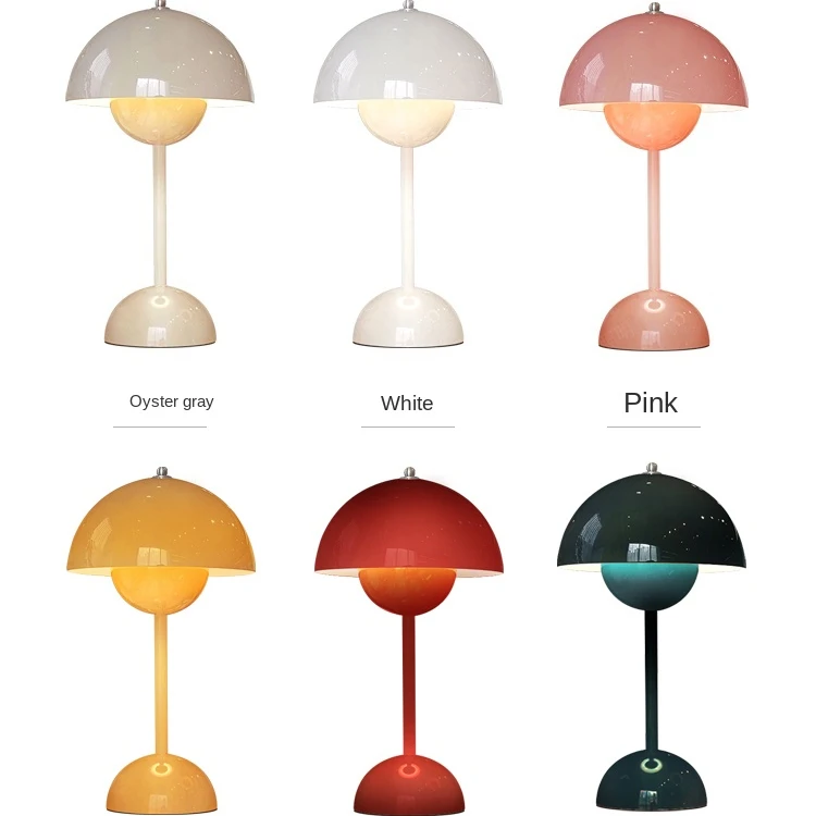 

Hot Sell Flowerpot Portable Table Lamp Fashion Rechargeable Touch LED Metal Table Lamps