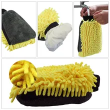 

Waterproof Car Wash Coral Velvet Chenille Gloves Thick Car Cleaning Gloves Wax Detail Brush Car Care Cleaning Supplies