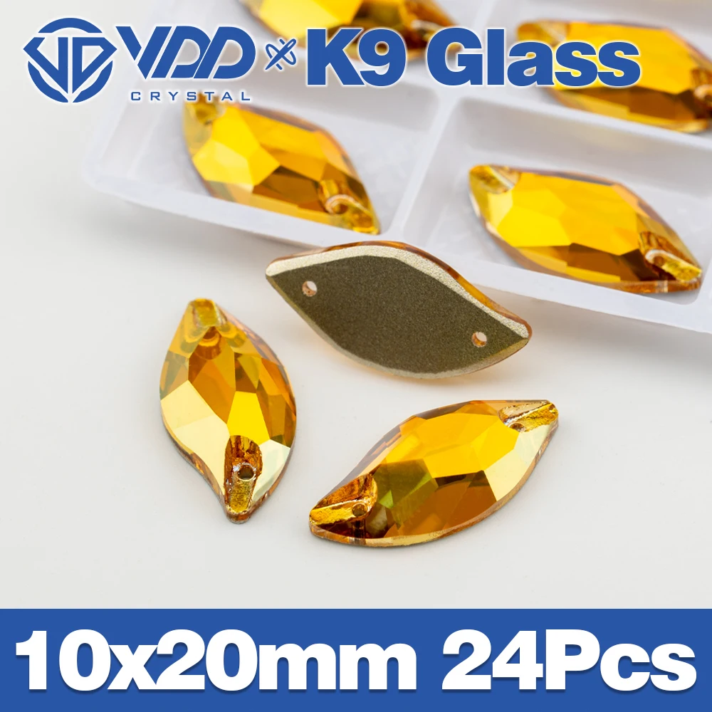 VDD S258 Sonnenschein Fase Top Qualität K9 Glas Nähen Auf Strass Kristall Nähen Flatback Für Kleidungsstück Kleidung Hochzeit Kleid – Detail 15