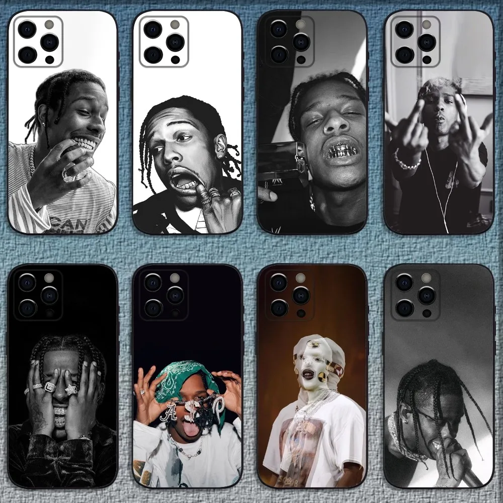 Rapper ASAP Rocky Phone Case For iPhone 16,15,14,13,12,11,Pro,X,XS,Max ...