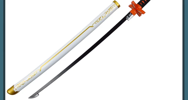 YDDZ Juego de rol de Katana de Anime de Madera Katana Japonesa Asesina de  Demonios Amantes del Anime Modelos de Armas y Espadas Hechas a Mano  Juguetes