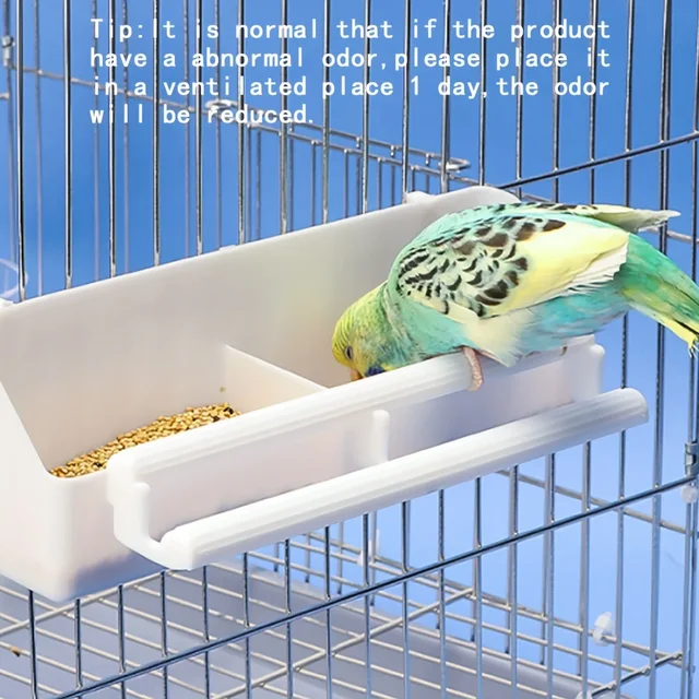 Double Grid Bird Feeding Trough 4