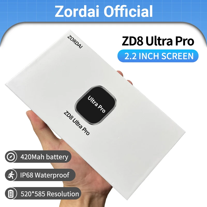 

Zordai ZD8 Pro Ультра Смарт-часы 8 новых смарт-часов Bluetooth Вызов фитнес-трекер с пульсометром крови DT8 Max для мужчин женщин