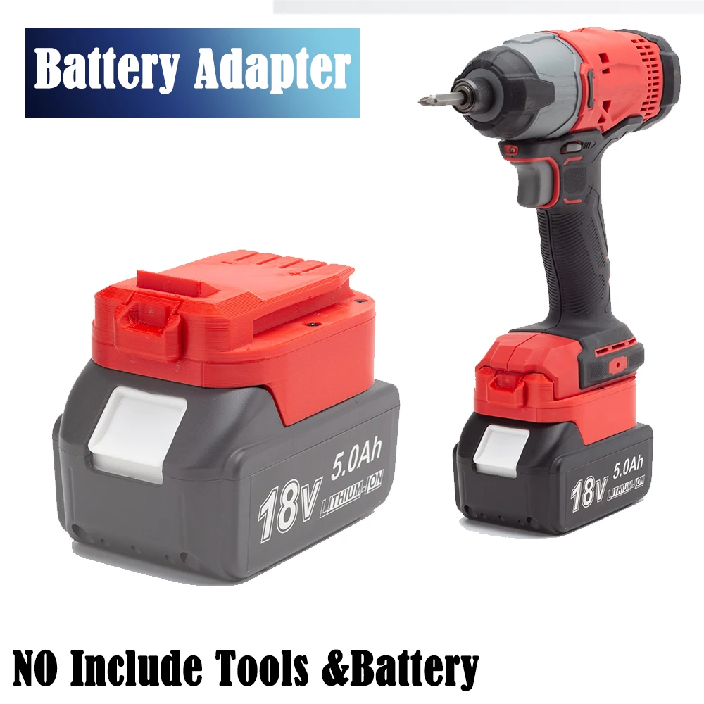 For Makita Battery Adapter Converter for Makita 18V 5.0ah Lithium to For Craftsman 20V Tools  (Not include tools and battery) suitable for makita li ion battery to craftsman 18v battery conversion adapter mt18man battery adapter