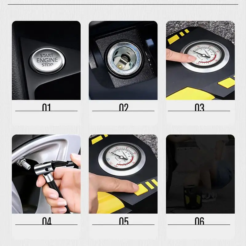 �޴�� �ڵ��� Ÿ�̾� ��â��, ���� ������ ���÷���, 12V DC ���� �����, SUV ATV ������ ������̿� ���� ����