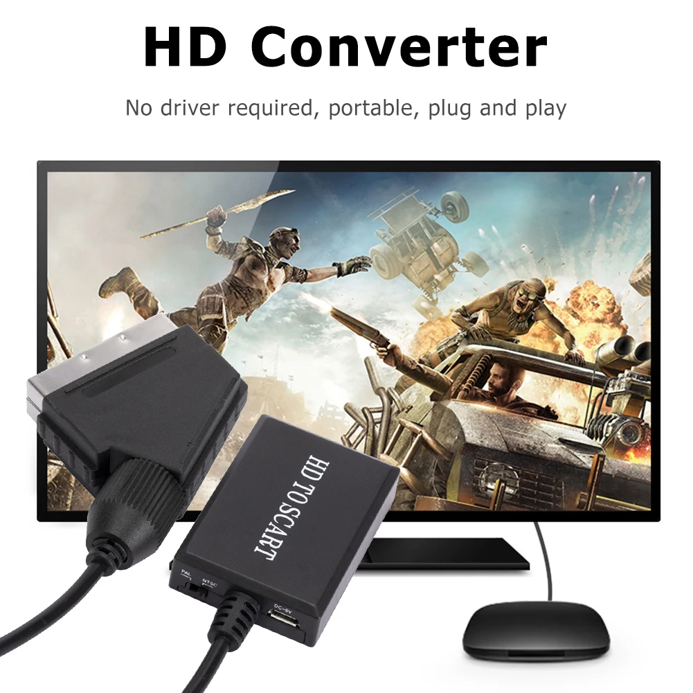 USB ̺ ִ ޴ ABS Scart-HDMI ȣȯ ,   , ӿ  ׼, 720P, 1080P
