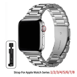 Bracciale Elegante in Acciaio Inossidabile per Smartwatch - Cinturino in Metallo Premium