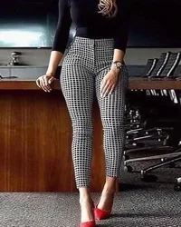 Fashion Casual Women trousers High Waist  Skinny Pants Female Trousers Pants Casual Pants