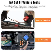 2026 KONNWEI KW218 6V 12V Car Motorcycle Battery Tester Battery System Analyzer Charging Cranking Test Tools testador de bateria - Image 5