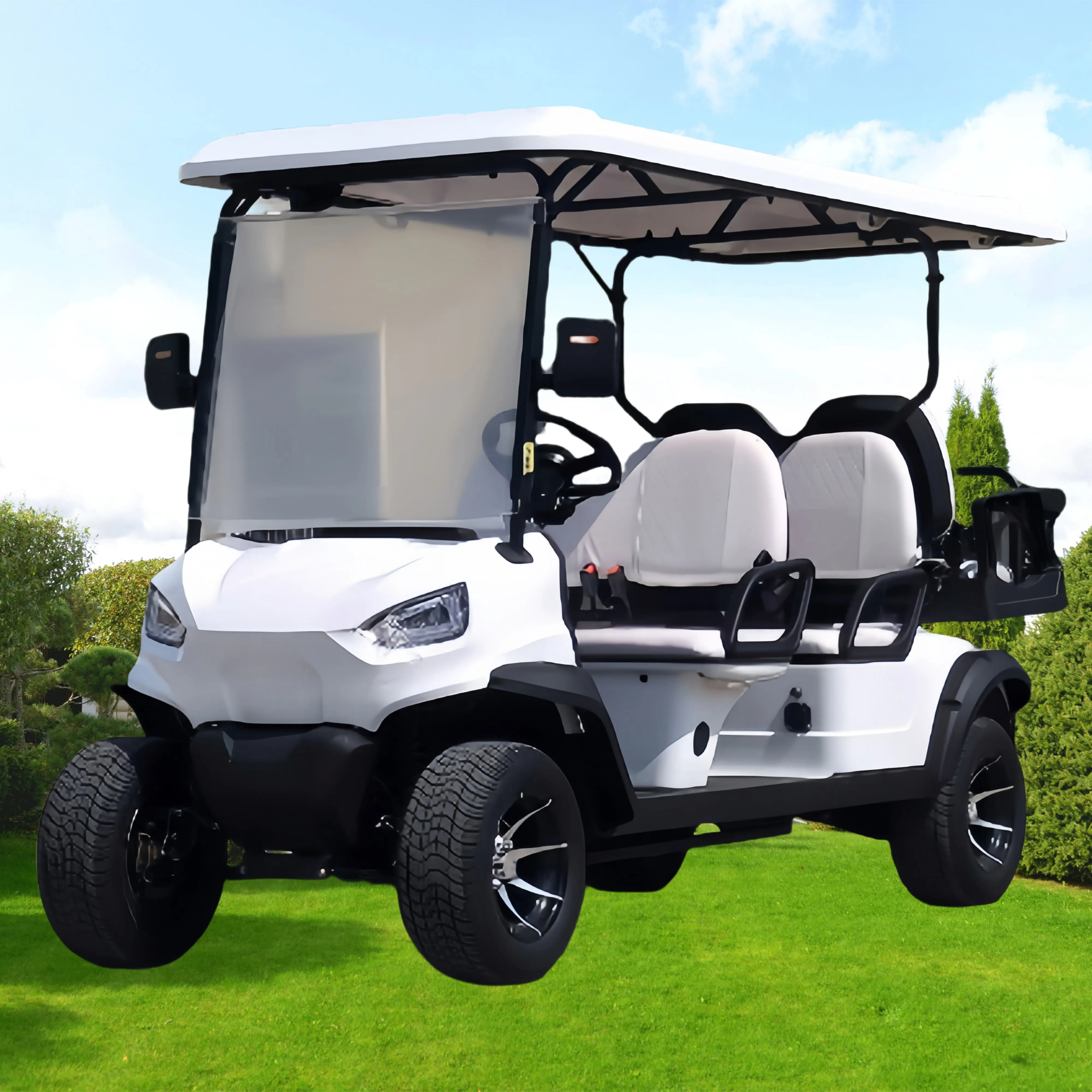 Lithium Battery Electric Golf Cars 48V 60V 72V 4kw 5kw AC Motor 2 4 6 8 Seater Golf Cart