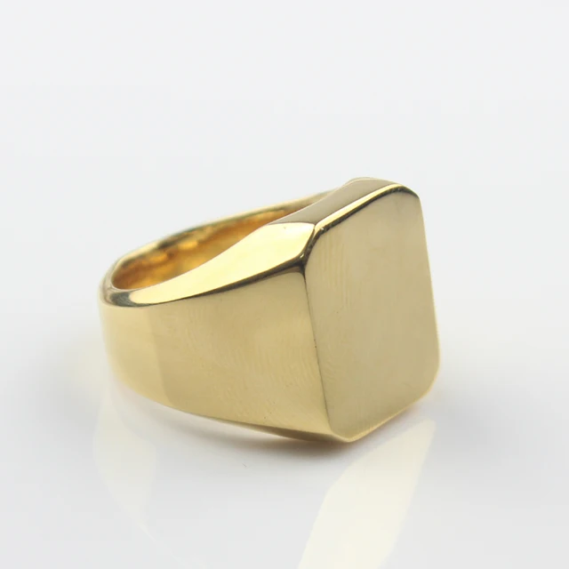 Anello A Fascia In Acciaio Inossidabile 316L Color Oro Con Zirconi - Foto 3