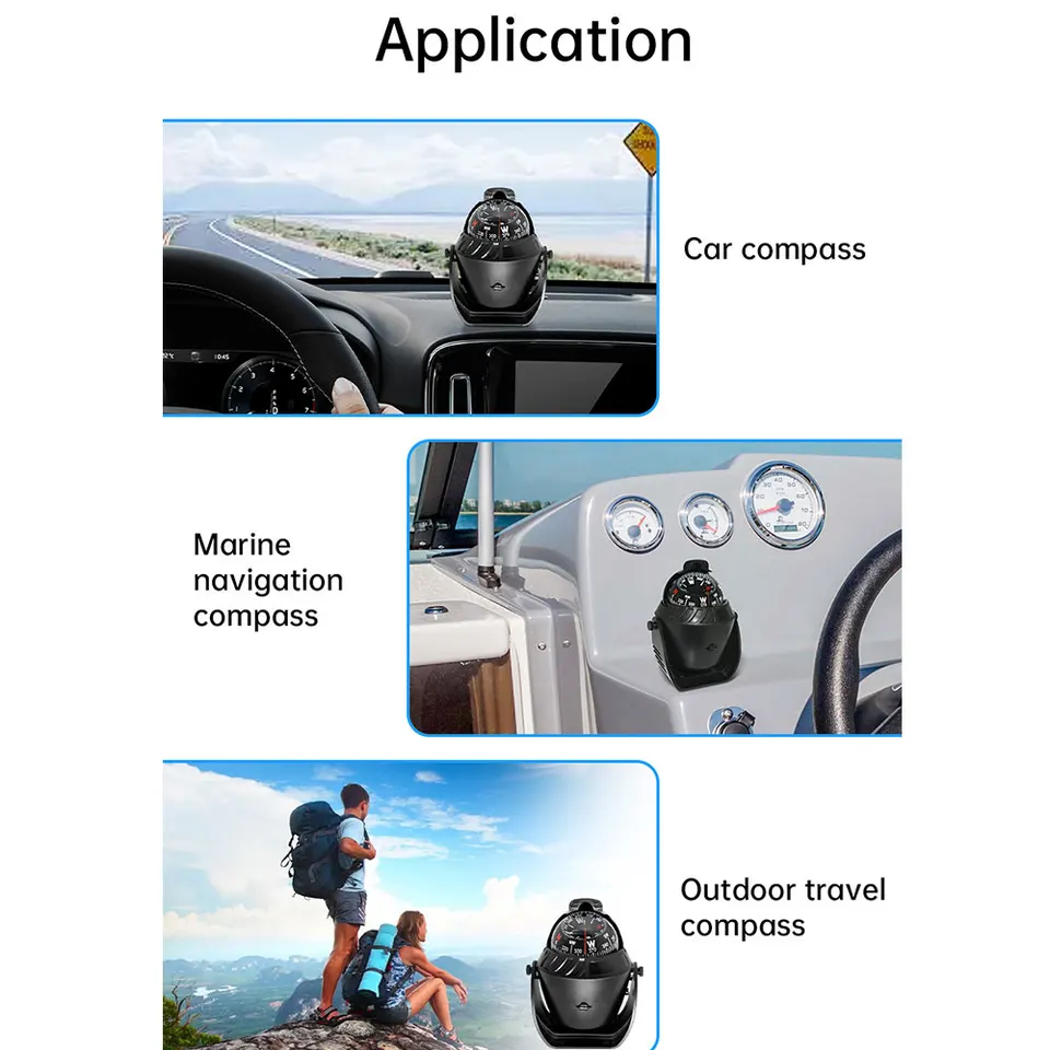 Outdoor Sea Marine Electronic Digital Compass Boat... – Grandado