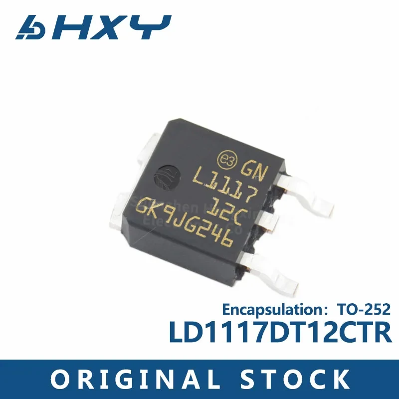 50PCS-in-line-LD1117DT12CTR-silkscreen-LD1117-package-TO-252-low ...