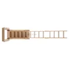 1:12 Mini Modern Miniature Furniture Folding Attic Stairs Doll House Decoration 2