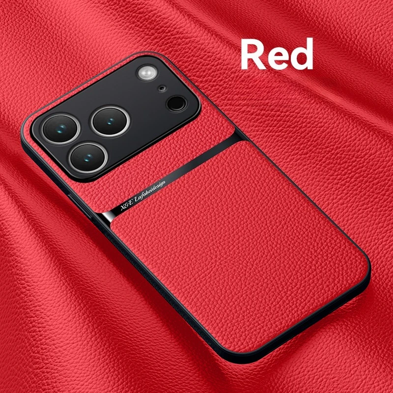 Luxury Shockproof Leather Magnetic Phone Case - Premium Back Cover