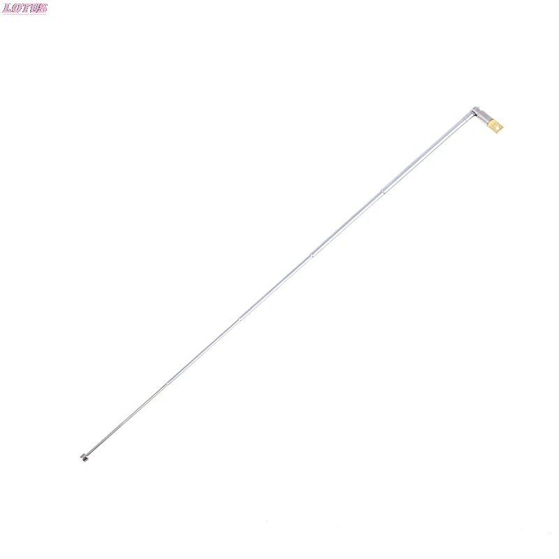 1 Pc 37cm 5 Section Telescopic Stainless Steel AM FM Radio Universal Antenna New