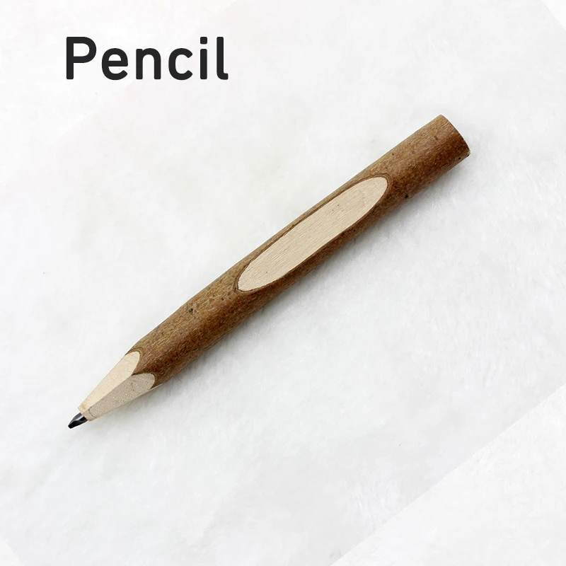 5 PCs/Pack Branch And Twig Wooden Graphite Pencils Personality Overvalue Art Work Crafts Gel Pens Stationary School Writing Tool - 5