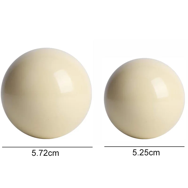 1pc Billiard Cue Ball 52.5/57.2 Mm Resin Training Ball