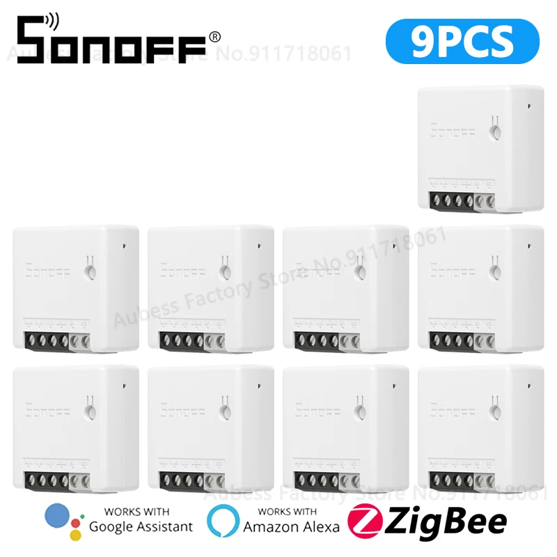 SONOFF ZBMINI Smart Switch ZigBee 2-way Smart Home Automation Mini DIY Switch Module For eWeLink Alice Alexa Google Assistant 