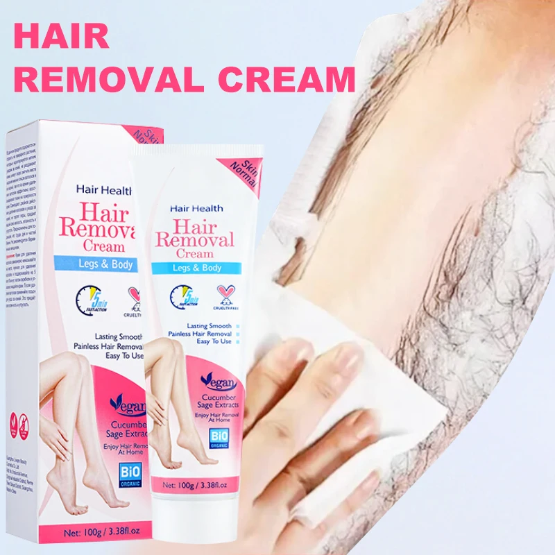 

100g Painless Hair Remover Cream Lip Underarm Private Bikini Hair Growth Inhibitor Body Beauty Face Depilation Hair Removal