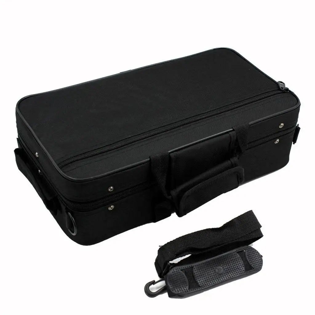 600D Water-resistant Foam Padded Clarinet Case Clarinet bag Storage Carrying Protective Case