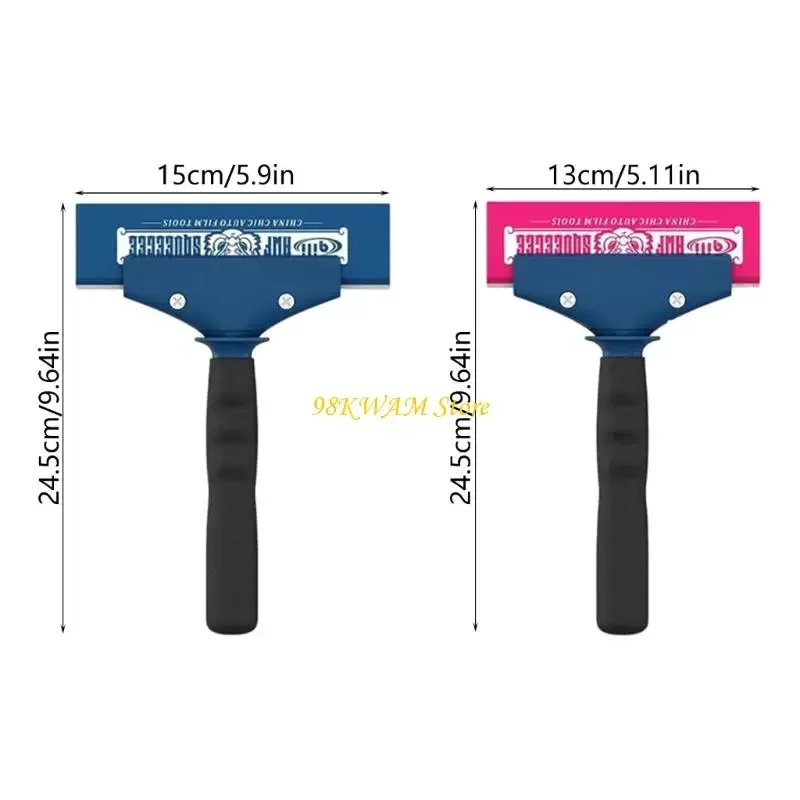 유리 홈 청소 자동차 도어 와이퍼 X37F에 효율적인 물 제거를위한 고무 가장자리가있는 인체 공학적 창 스크레이퍼