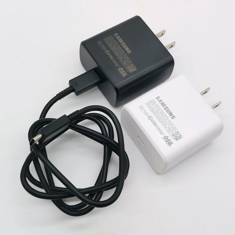 Samsung 45W US Charger Super Fast Charge Power Adpater For Galaxy Z Flip Fold 6 5 4 3 2 S20 S21 S22 S23 S24 FE For iPhone 15 Pro