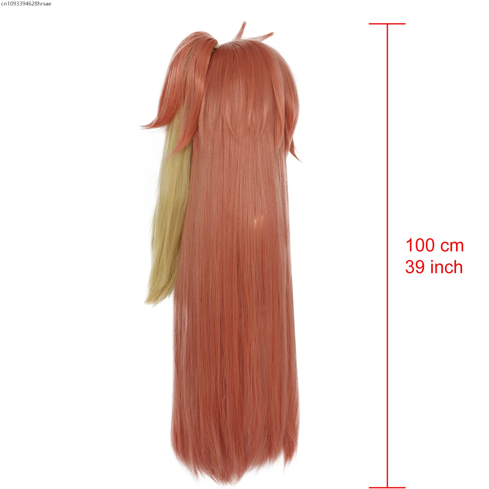 Parrucche per costumi anime Cosplay Capelli sintetici lunghi resistenti al calore Festa di Halloween Gioco di ruolo Carnevale Prop - immagine 5