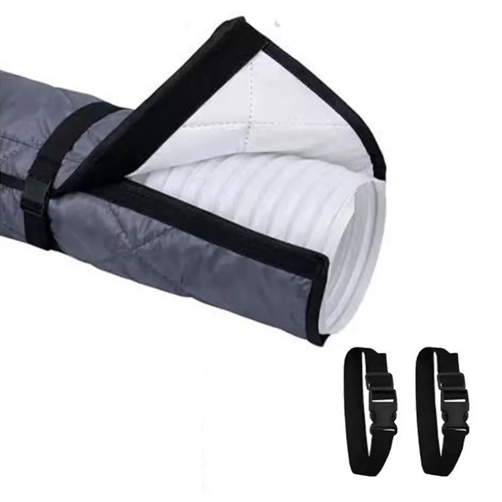 Waterproof Adjustable Strap Hose Insulation Cover with Buckle Straps