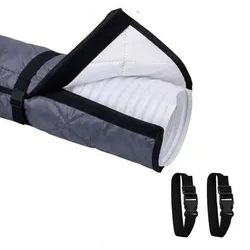 Waterproof Adjustable Strap Hose Insulation Cover with Buckle Straps (Grey Strap)
