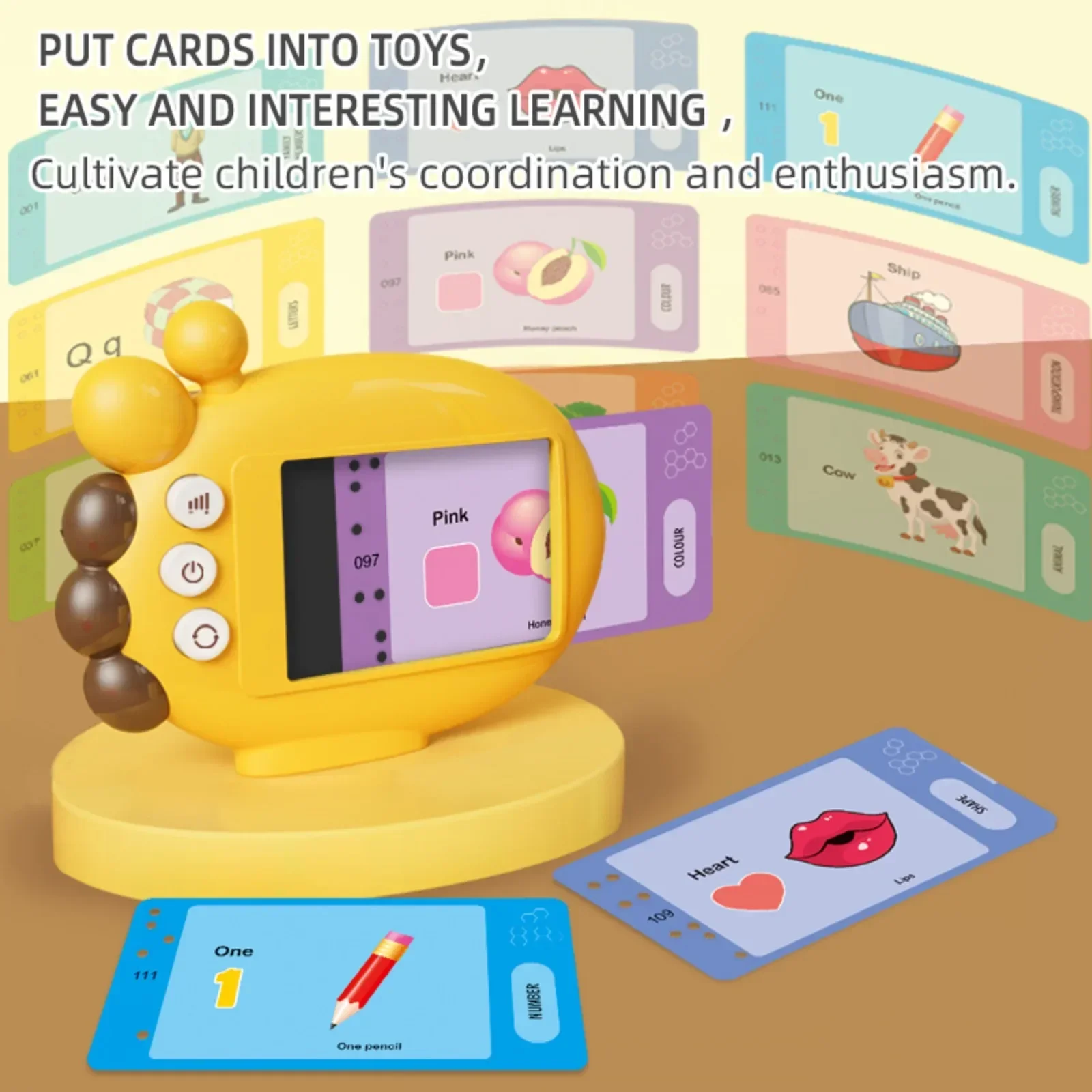 New STEAM Educational Baby Toys ABC Talking Flash Cards Kindergarten English Language Learning Machine E Readers Toddler 2-4 Kid 5