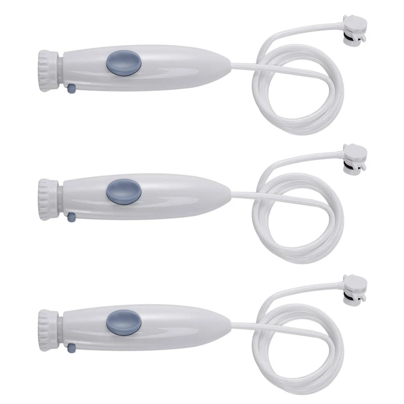 3X Vaclav Water Flosser Water Jet Tubo Di Ricambio Maniglia Del Tubo Per Modello Ip-1505 / Oc-1200 / Waterpik Solo Wp-100