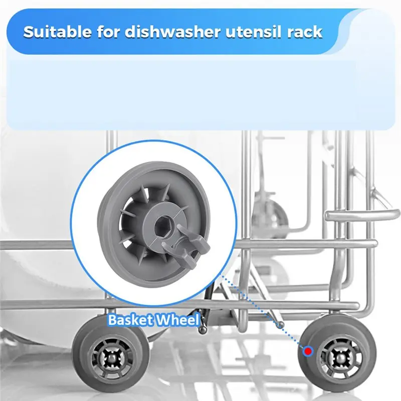 AWAH Dishwasher Lower Rack Wheel For Siemens Neff 165314 Dishwasher Replacement Parts 6