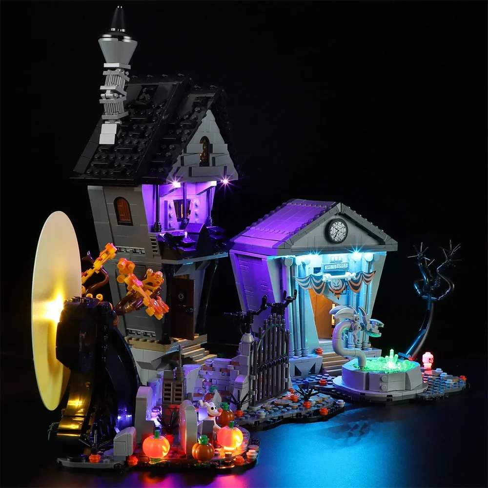 Led Lighting Kit For 21351 Tim Burton's The Nightmare Before Christmas Not Include Building Blocks (Only Lighting Set) 6