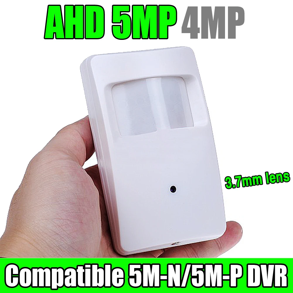 5MP 4MP 3.7mm Cone Security Surveillance Cctv Mini AHD Camera 5M-N Coaxial Digital Monitoring Probe Special Conceal Have Bracket