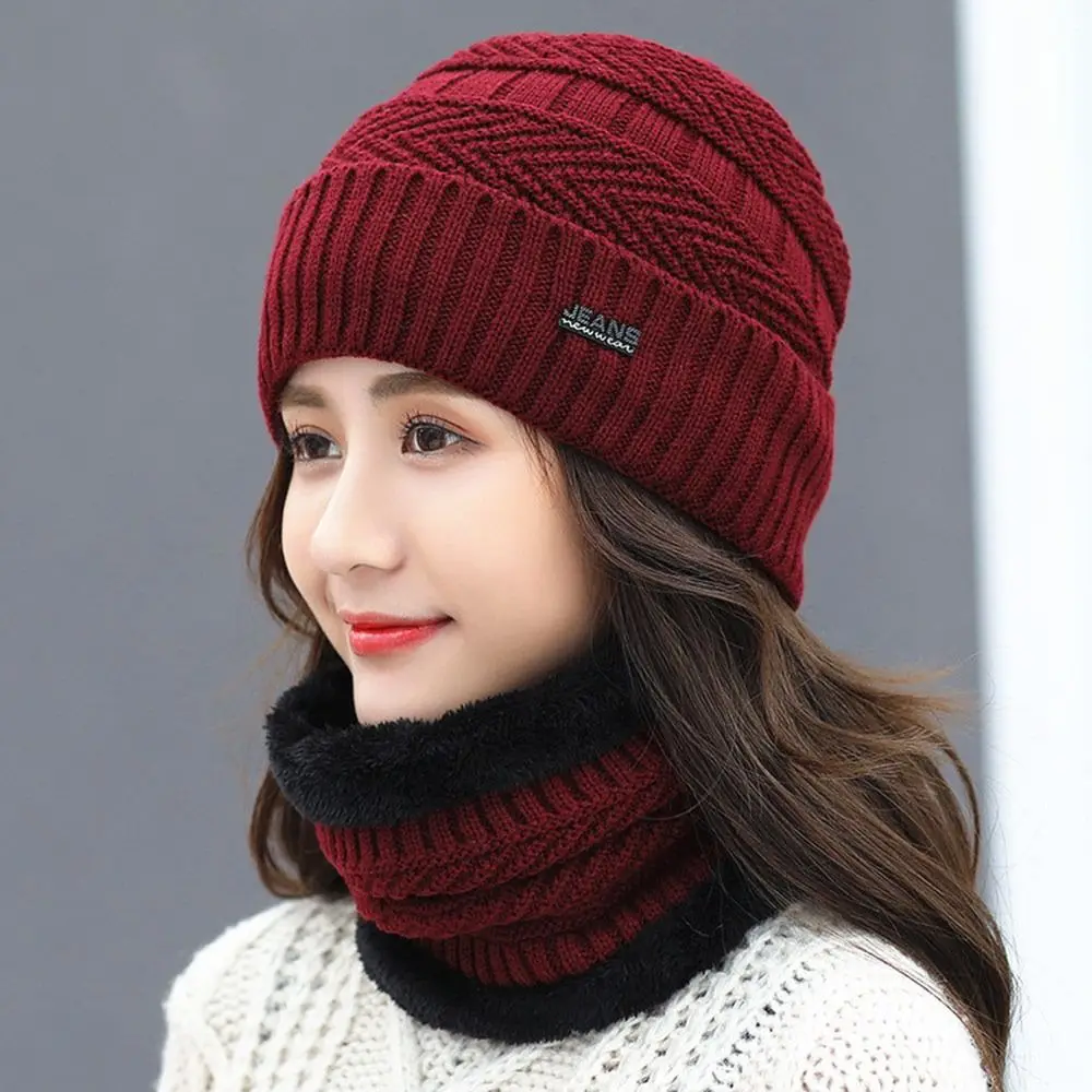 Winter Hat Scarf Set 1 Set knitted scarf,winter accessories,winter hat set