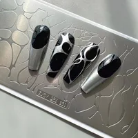 XMQ NAIL ART STAMPING PLATES CARTON CATS DOGS WATER RIPPLES IMAGE PLATE TEMPLATES 1