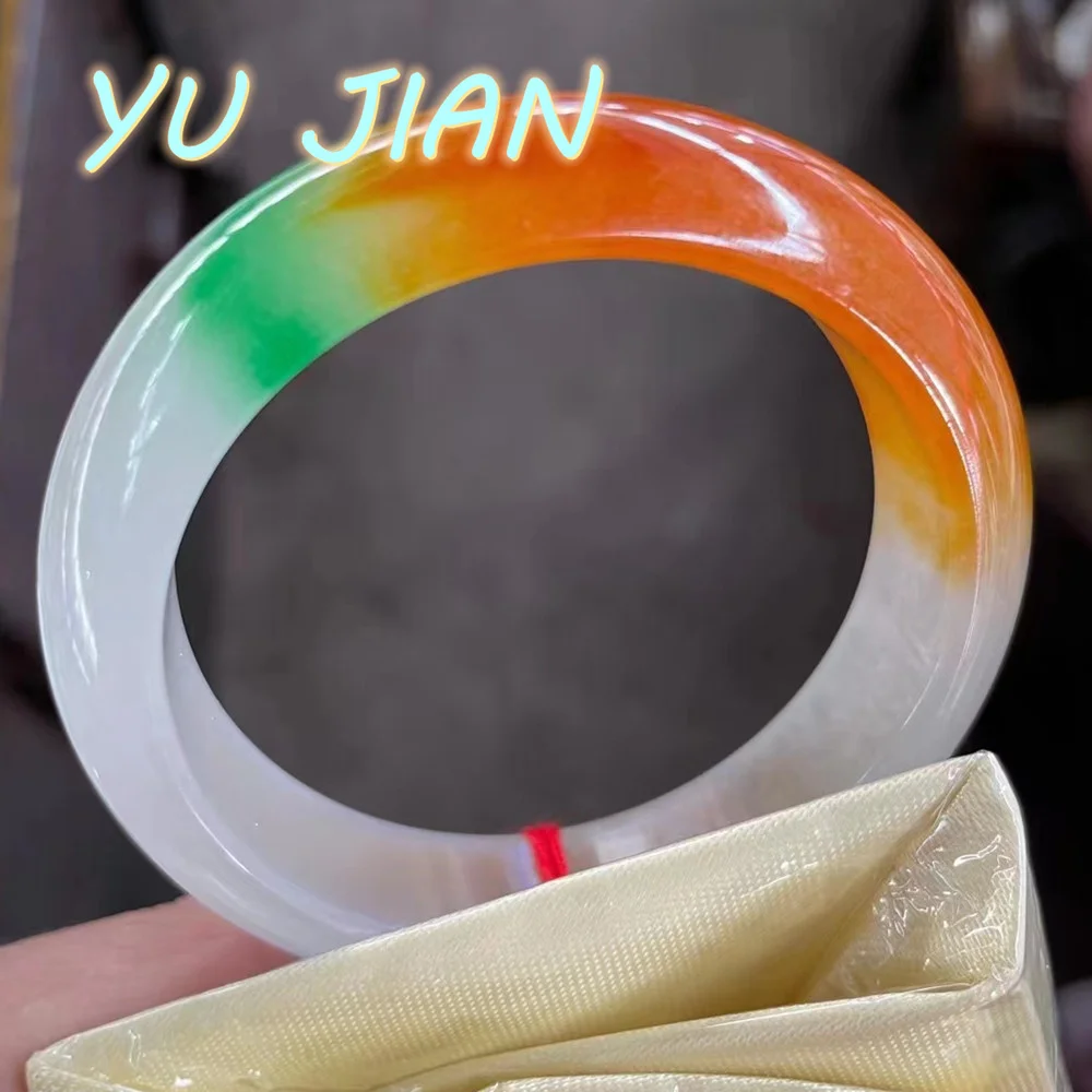 Only One!! Special Offer Small Size Jadeite Bracelet Rare Colored Jade Bangle Delicate Fashion Handring Fine Jewelry