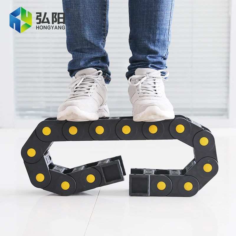 Cable Drag Chain 45*100mm Closed Wire Transmission Cable Slot Drag Chain For CNC Router Machine Tool 3D Printer