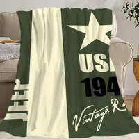 Fashion Racing Cras J-Jeep Blanket Skin friendly comfort warm soft plush blanket suitable sofa living room office bedroom 1