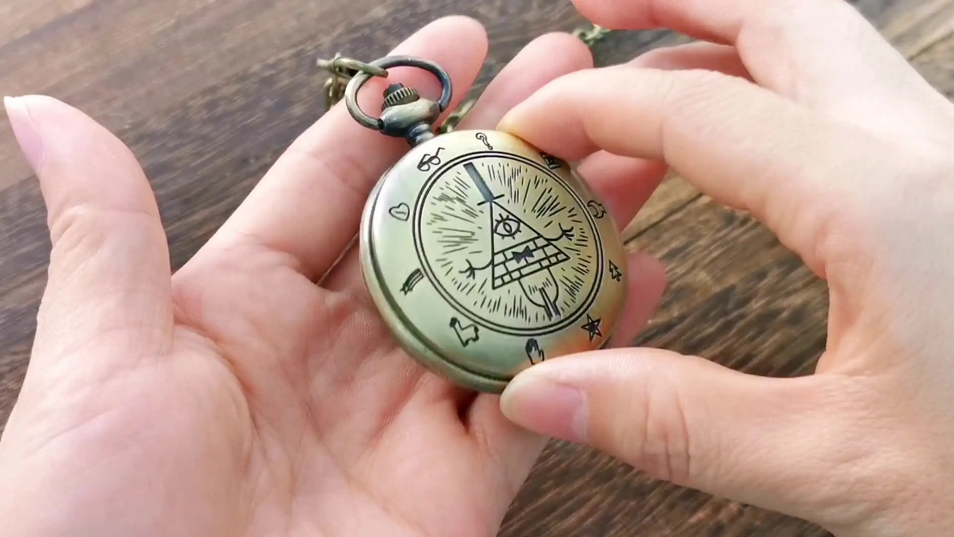 Orologio Da Tasca Hydia Full-hunter Con Teschio Grim Reaper – Cassa In Bronzo Antico, Quadrante Bianco, Quarzo, Catena Inclusa