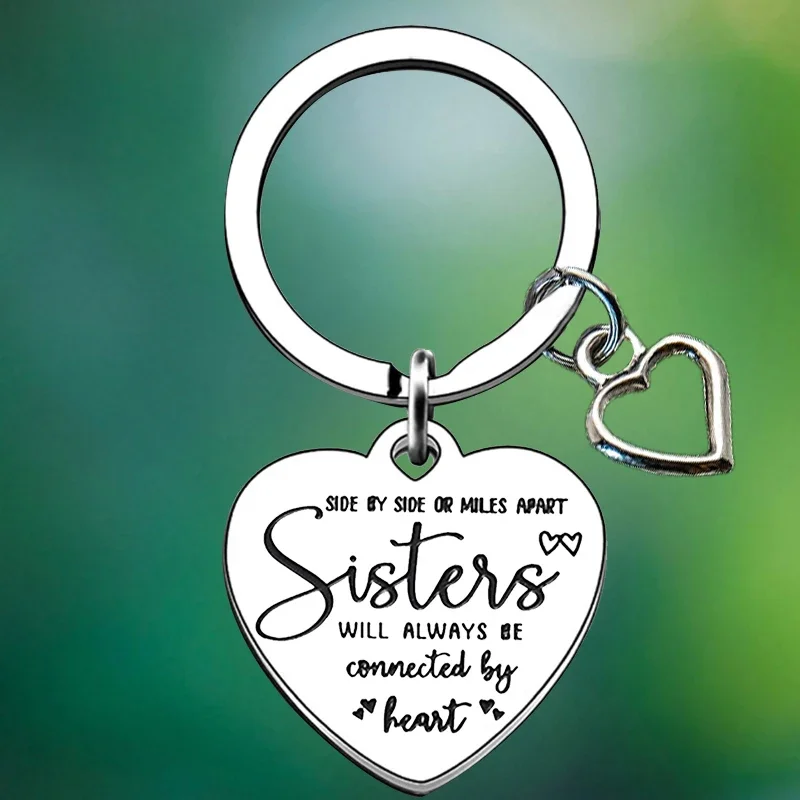 

Friendship Gifts Keychain Best Friend Sisters Cousins Key Chain Pendant best Friend Sister Gifts